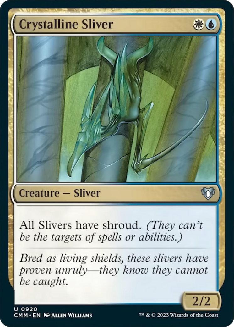 Crystalline Sliver [Commander Masters] | Game Master's Emporium (The New GME)