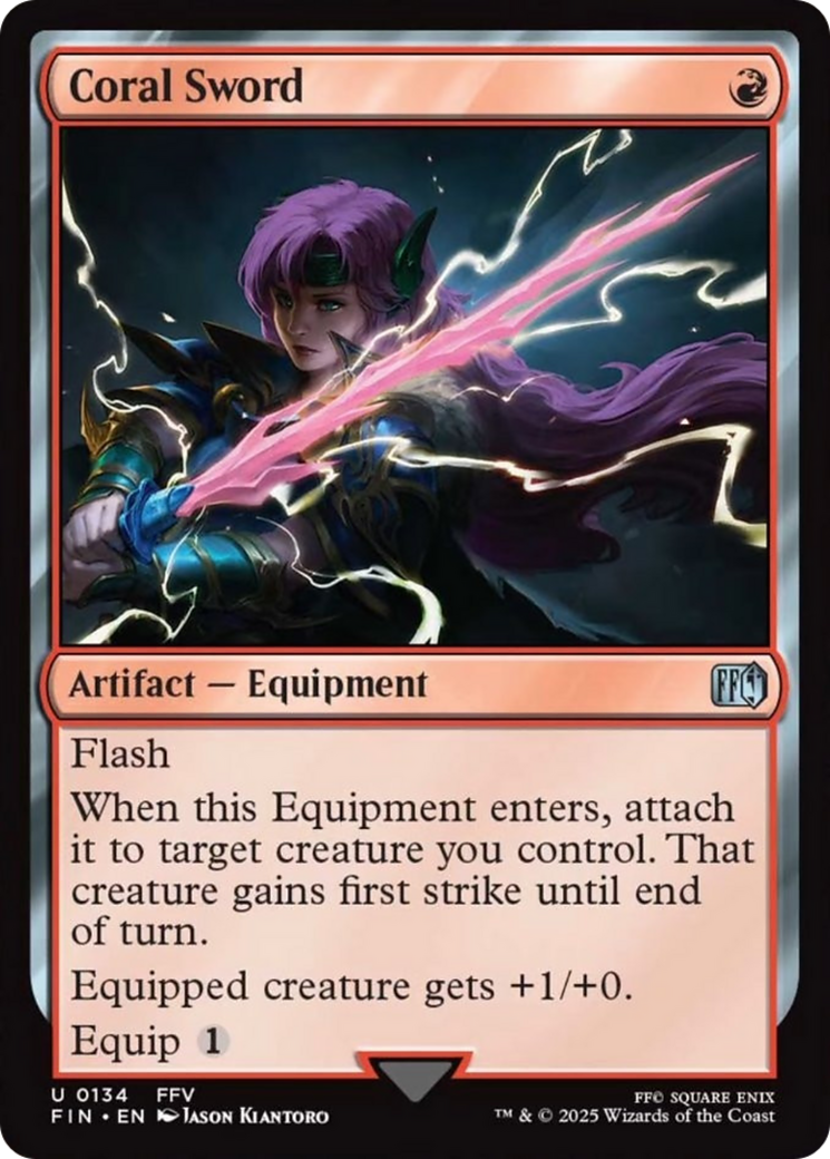 Coral Sword [FINAL FANTASY] | Game Master's Emporium (The New GME)