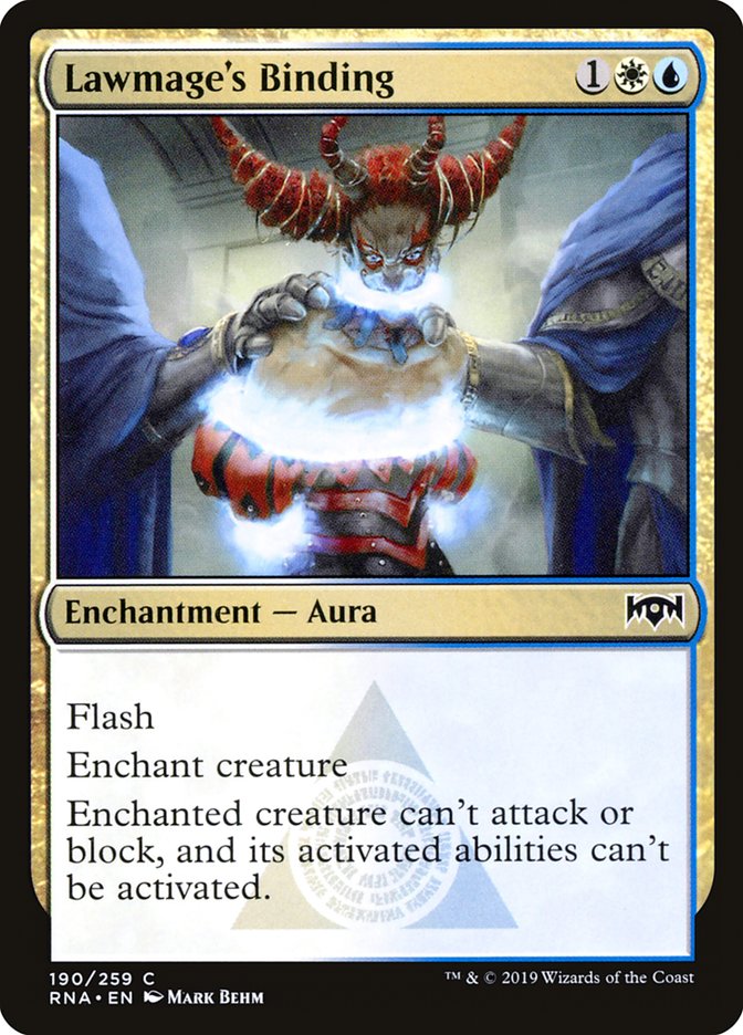 Lawmage's Binding [Ravnica Allegiance] | Game Master's Emporium (The New GME)