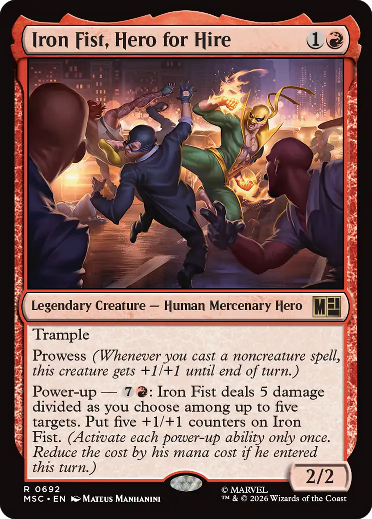 Iron Fist, Hero for Hire [Marvel Super Heroes Commander] | Game Master's Emporium (The New GME)