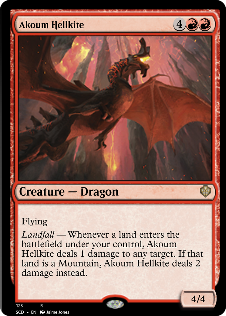 Akoum Hellkite [Starter Commander Decks] | Game Master's Emporium (The New GME)