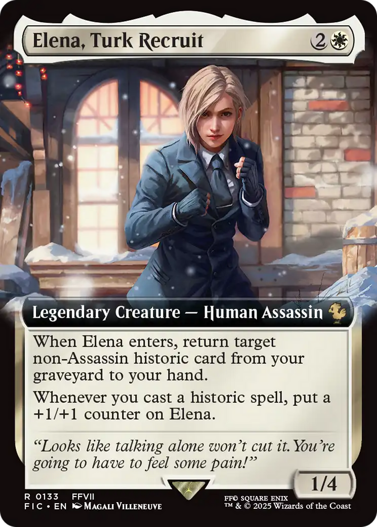 Elena, Turk Recruit (Extended Art) [FINAL FANTASY Commander] | Game Master's Emporium (The New GME)