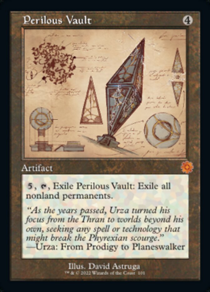 Perilous Vault (Retro Schematic) [The Brothers' War Retro Artifacts] | Game Master's Emporium (The New GME)