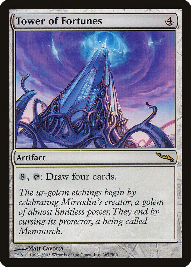 Tower of Fortunes [Mirrodin] | Game Master's Emporium (The New GME)