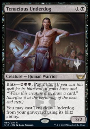Tenacious Underdog (Promo Pack) [Streets of New Capenna Promos] | Game Master's Emporium (The New GME)
