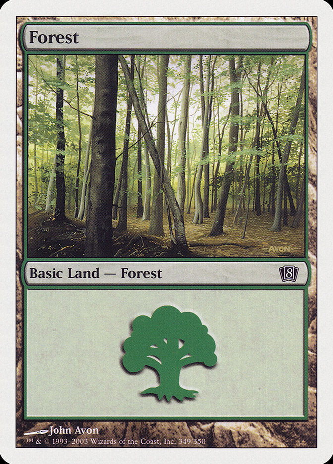 Forest (349) [Eighth Edition] | Game Master's Emporium (The New GME)