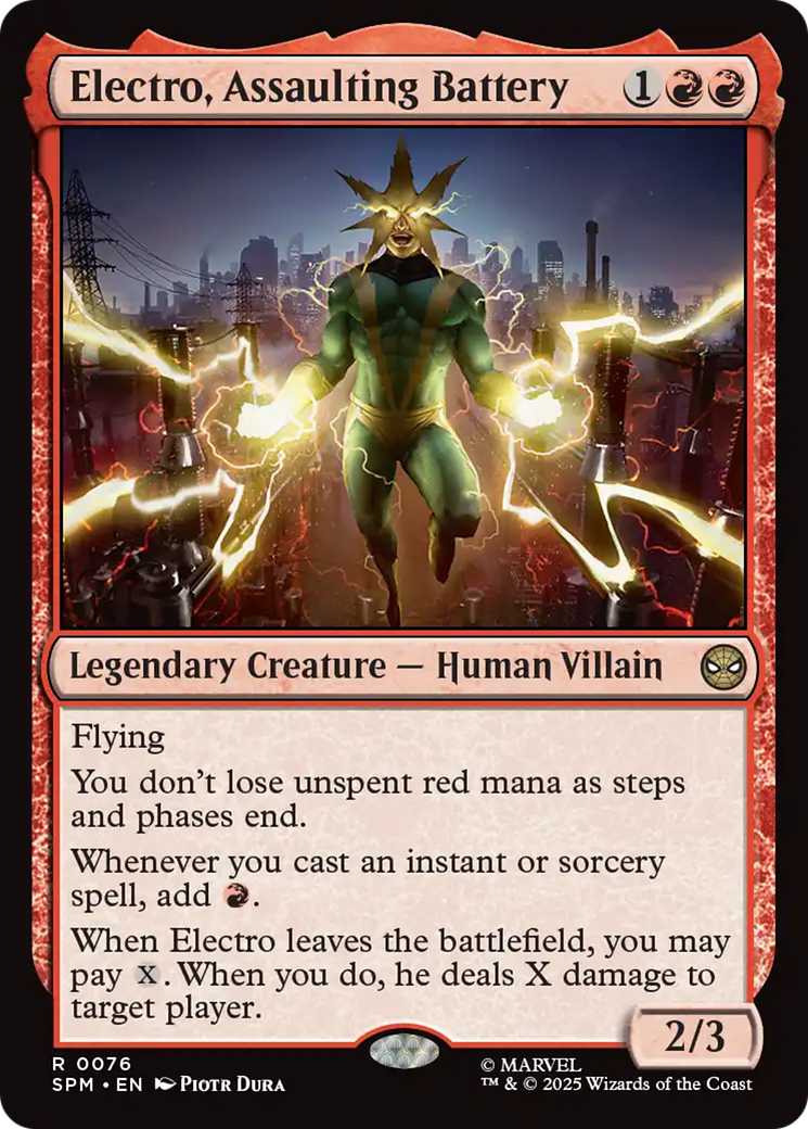 Electro, Assaulting Battery [Marvel's Spider-Man] | Game Master's Emporium (The New GME)