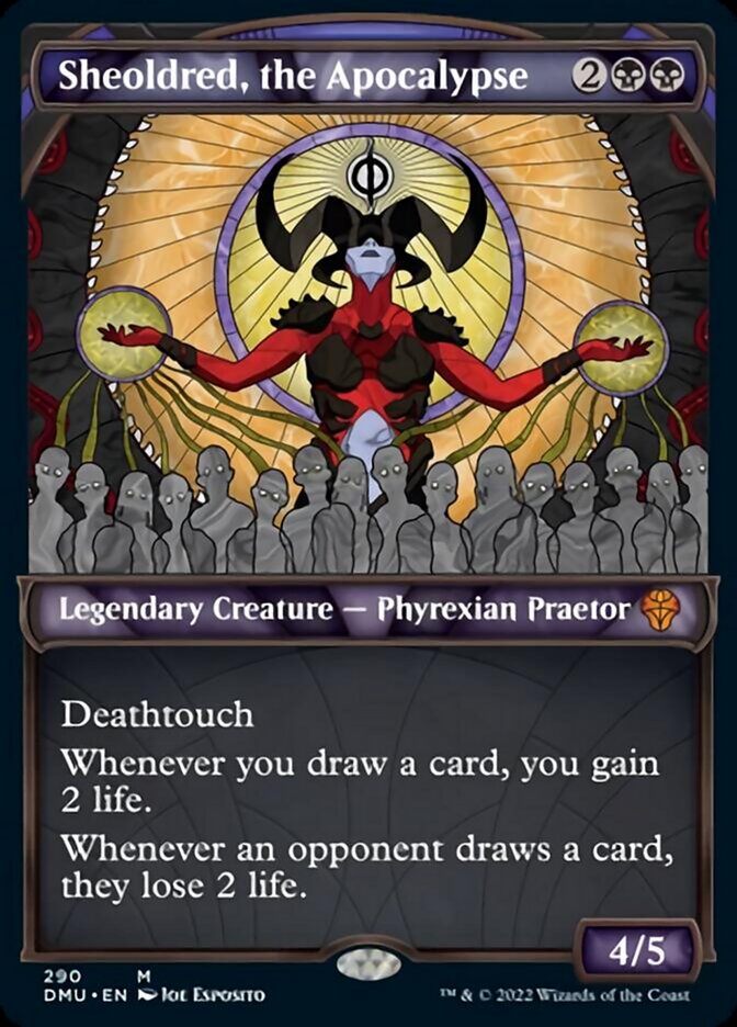 Sheoldred, the Apocalypse (Showcase) [Dominaria United] | Game Master's Emporium (The New GME)