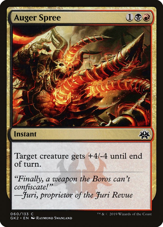 Auger Spree [Ravnica Allegiance Guild Kit] | Game Master's Emporium (The New GME)
