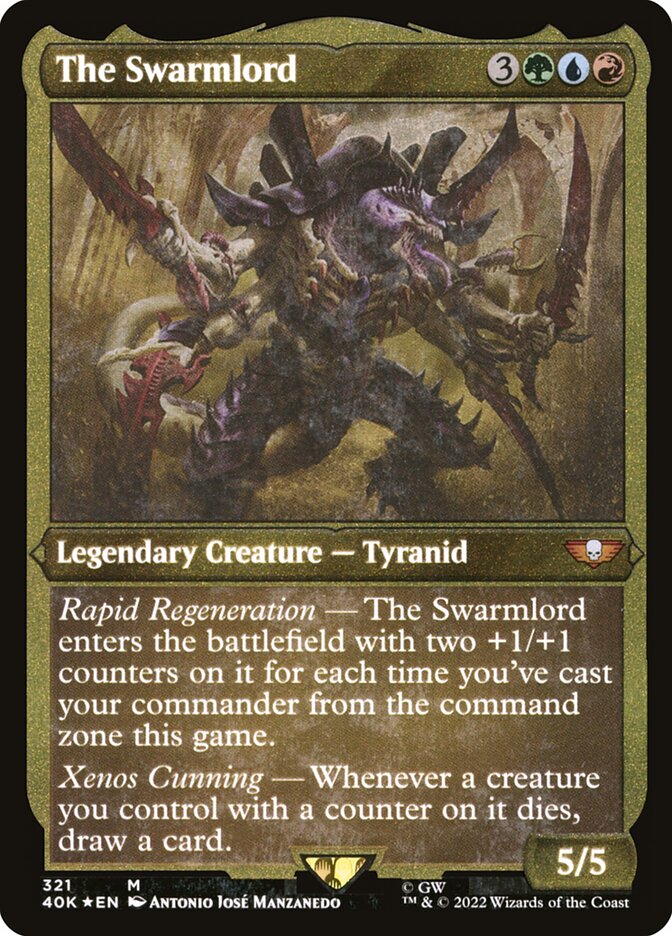 The Swarmlord (Display Commander) (Surge Foil) [Warhammer 40,000] | Game Master's Emporium (The New GME)
