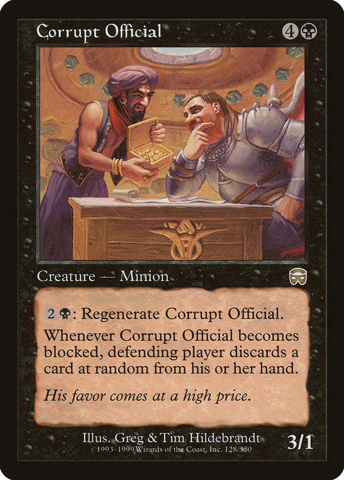 Corrupt Official [Mercadian Masques] | Game Master's Emporium (The New GME)