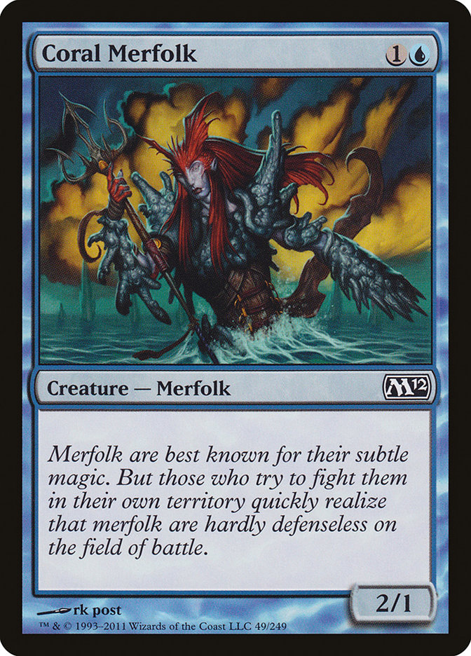 Coral Merfolk [Magic 2012] | Game Master's Emporium (The New GME)