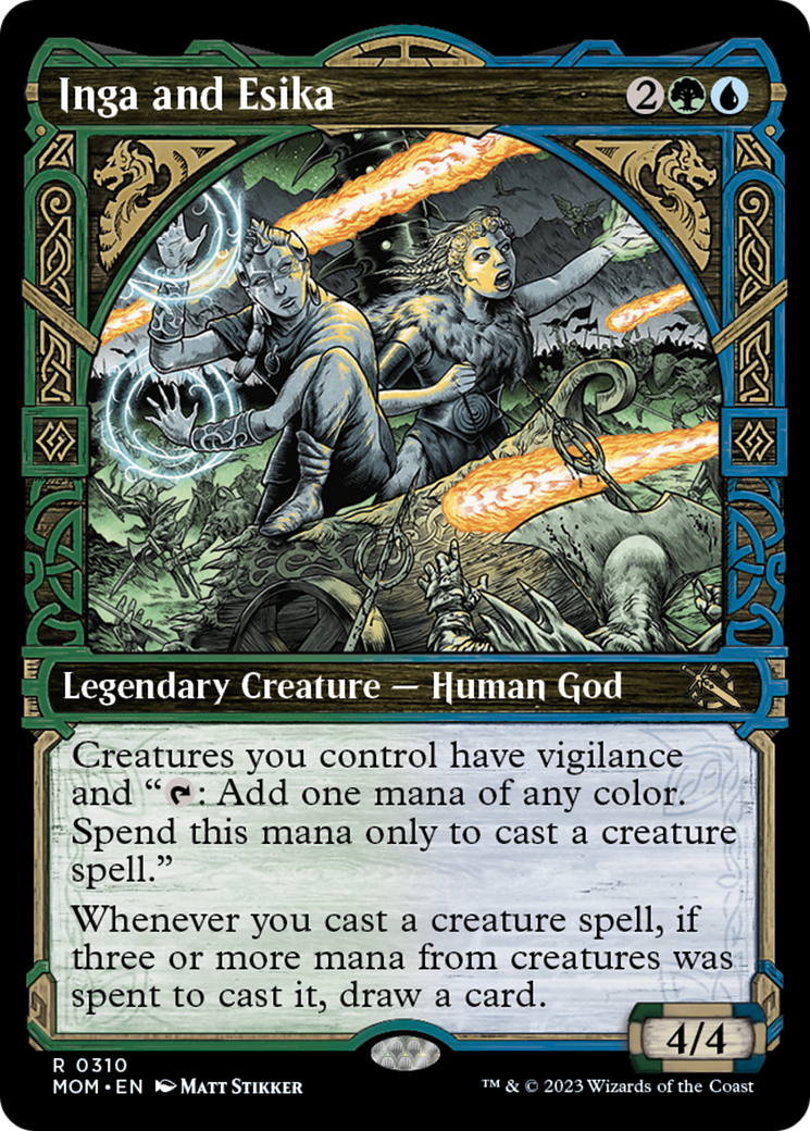 Inga and Esika (Showcase Planar Booster Fun) [March of the Machine] | Game Master's Emporium (The New GME)