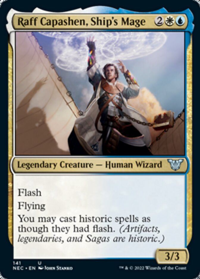Raff Capashen, Ship's Mage [Kamigawa: Neon Dynasty Commander] | Game Master's Emporium (The New GME)