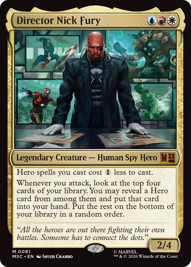 Director Nick Fury [Marvel Super Heroes Commander] | Game Master's Emporium (The New GME)