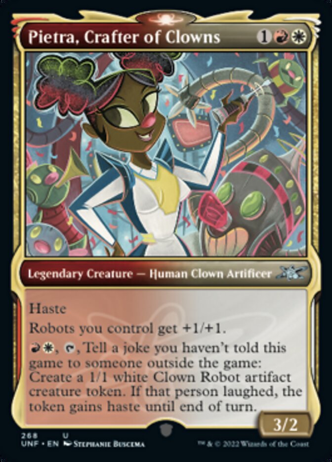 Pietra, Crafter of Clowns (Showcase) [Unfinity] | Game Master's Emporium (The New GME)