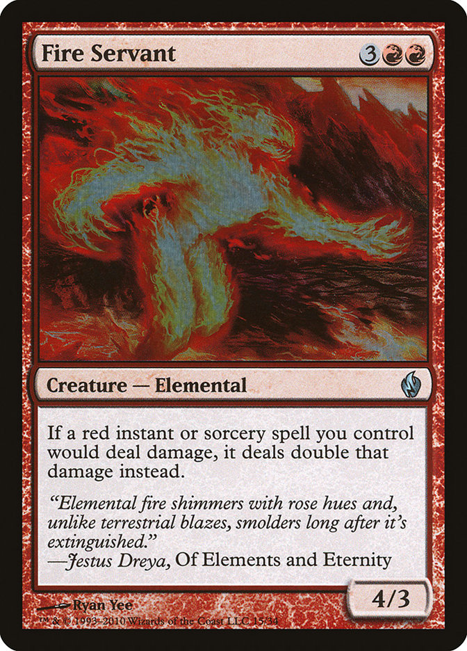 Fire Servant [Premium Deck Series: Fire and Lightning] | Game Master's Emporium (The New GME)