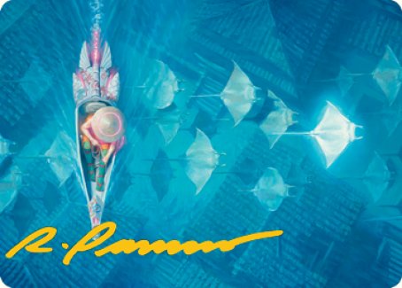 Discover the Impossible Art Card (Gold-Stamped Signature) [Kamigawa: Neon Dynasty Art Series] | Game Master's Emporium (The New GME)