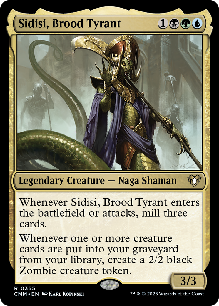 Sidisi, Brood Tyrant [Commander Masters] | Game Master's Emporium (The New GME)