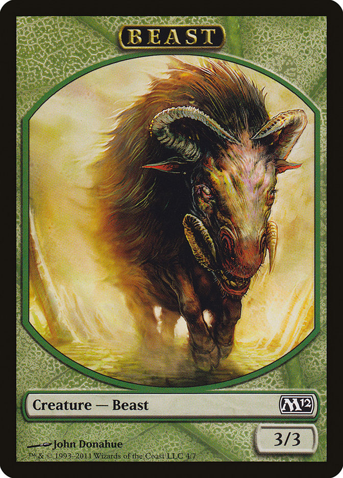 Beast Token [Magic 2012 Tokens] | Game Master's Emporium (The New GME)