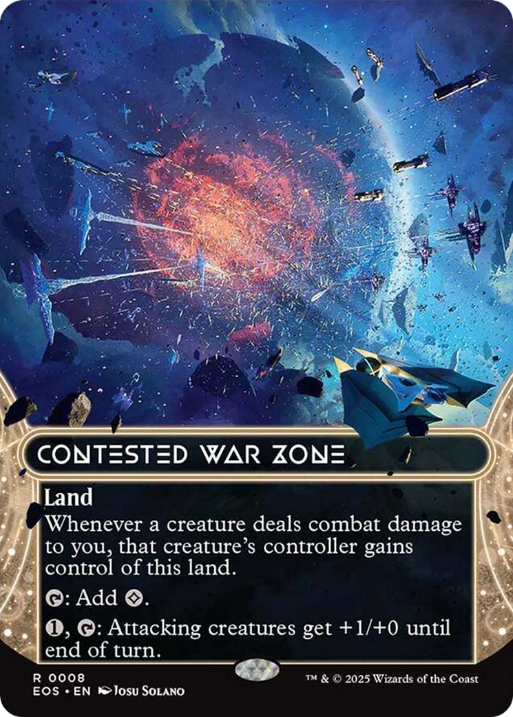 Contested War Zone (0008) (Borderless) [Edge of Eternities: Stellar Sights] | Game Master's Emporium (The New GME)