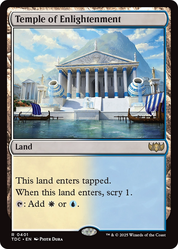 Temple of Enlightenment [Tarkir: Dragonstorm Commander] | Game Master's Emporium (The New GME)