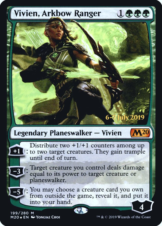 Vivien, Arkbow Ranger [Core Set 2020 Prerelease Promos] | Game Master's Emporium (The New GME)