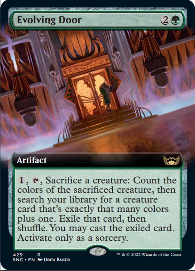 Evolving Door (Extended Art) [Streets of New Capenna] | Game Master's Emporium (The New GME)