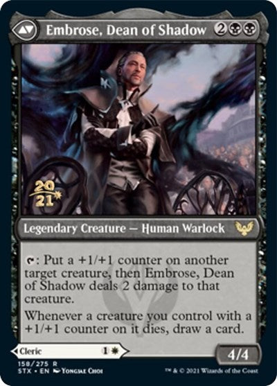 Shaile, Dean of Radiance // Embrose, Dean of Shadow [Strixhaven: School of Mages Prerelease Promos] | Game Master's Emporium (The New GME)