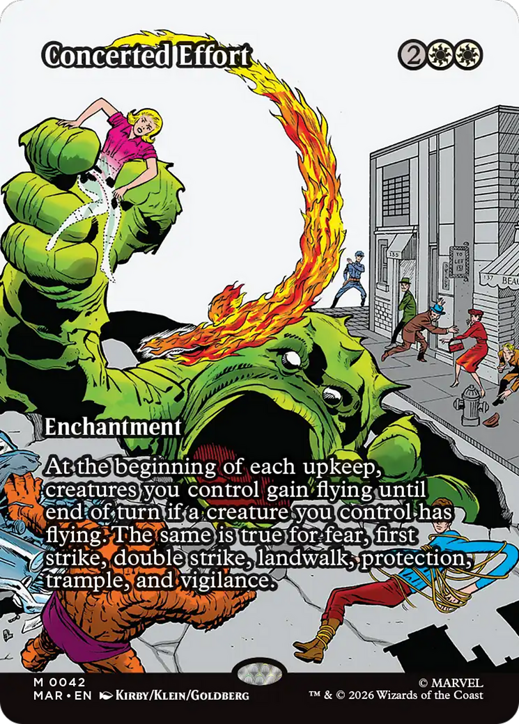 Concerted Effort (Borderless) [Marvel Universe: Eternal-Legal] | Game Master's Emporium (The New GME)