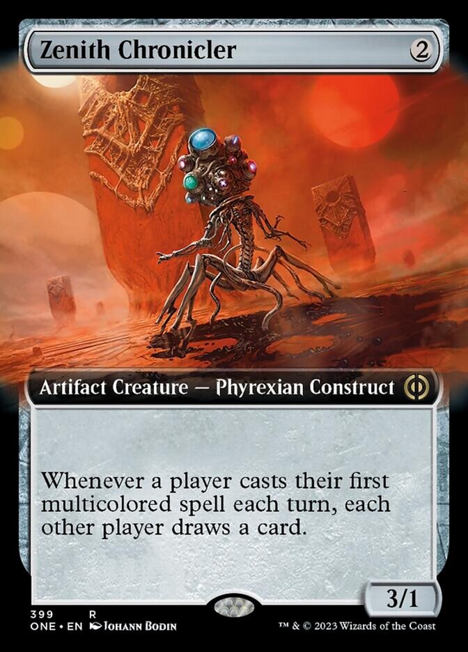 Zenith Chronicler (Extended Art) [Phyrexia: All Will Be One] | Game Master's Emporium (The New GME)