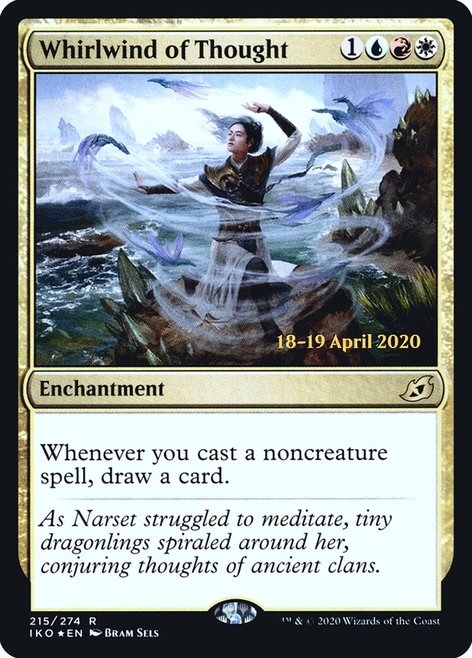 Whirlwind of Thought [Ikoria: Lair of Behemoths Prerelease Promos] | Game Master's Emporium (The New GME)