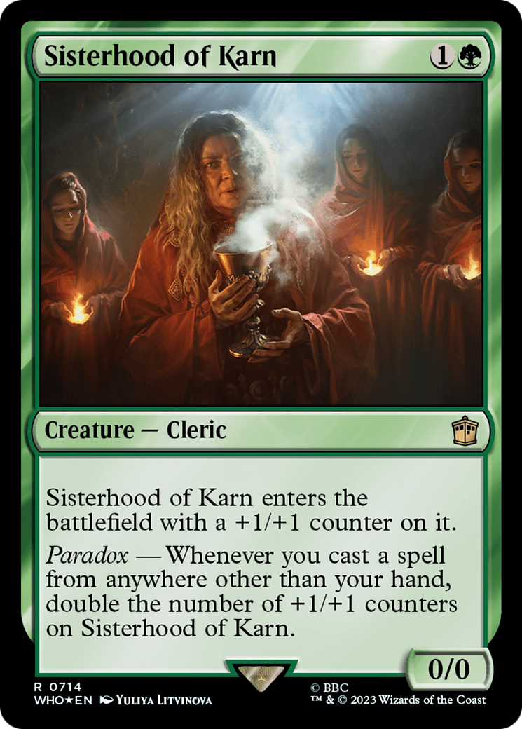 Sisterhood of Karn (Surge Foil) [Doctor Who] | Game Master's Emporium (The New GME)