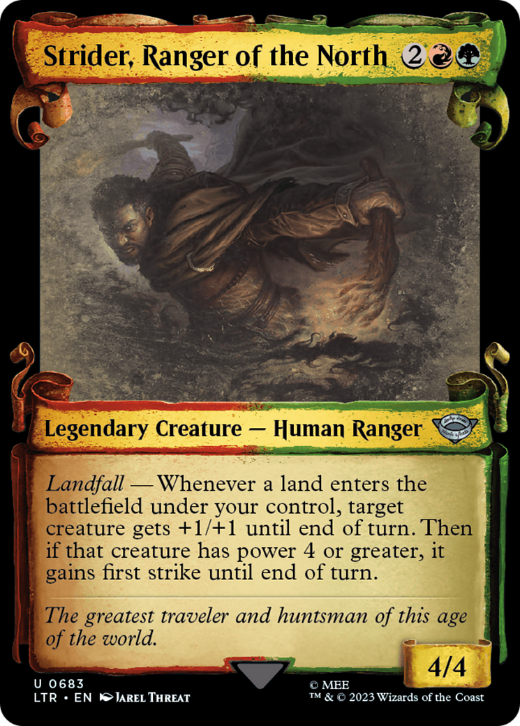 Strider, Ranger of the North [The Lord of the Rings: Tales of Middle-Earth Showcase Scrolls] | Game Master's Emporium (The New GME)