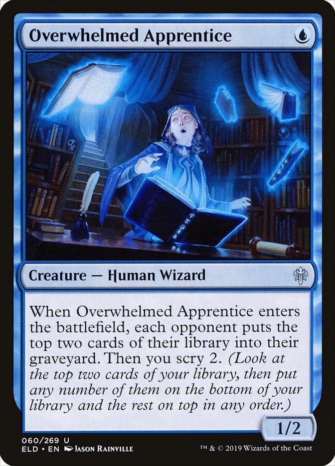Overwhelmed Apprentice [Throne of Eldraine] | Game Master's Emporium (The New GME)