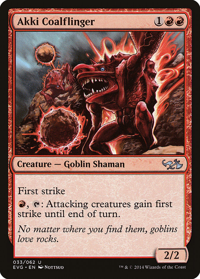 Akki Coalflinger (Elves vs. Goblins) [Duel Decks Anthology] | Game Master's Emporium (The New GME)