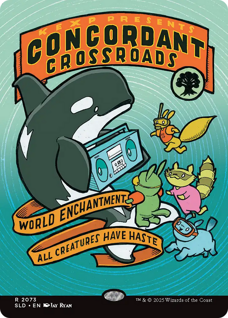 Concordant Crossroads (2073) (Rainbow Foil) [Secret Lair Drop Series] | Game Master's Emporium (The New GME)