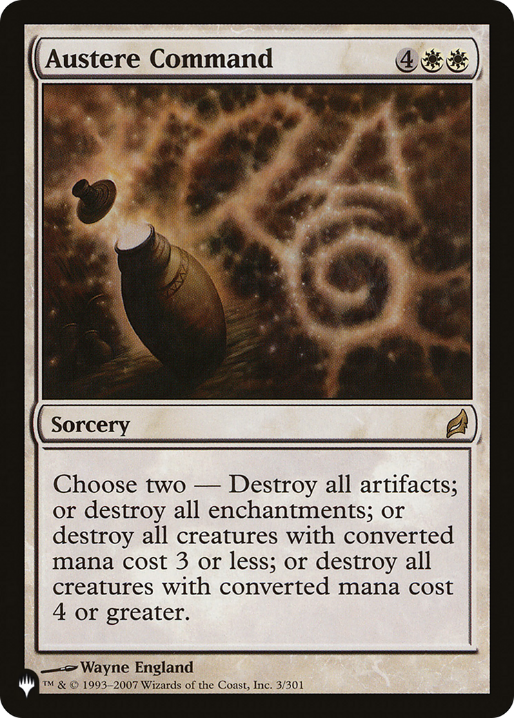 Austere Command (Surge Foil) [Marvel Super Heroes Commander] | Game Master's Emporium (The New GME)