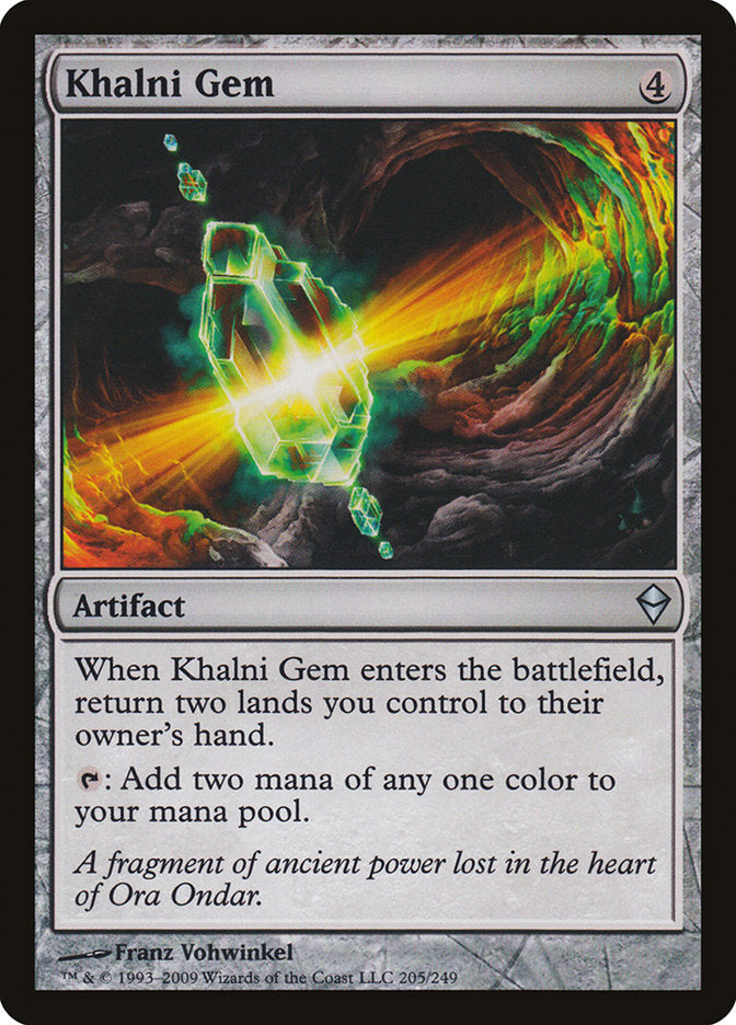 Khalni Gem [Zendikar] | Game Master's Emporium (The New GME)