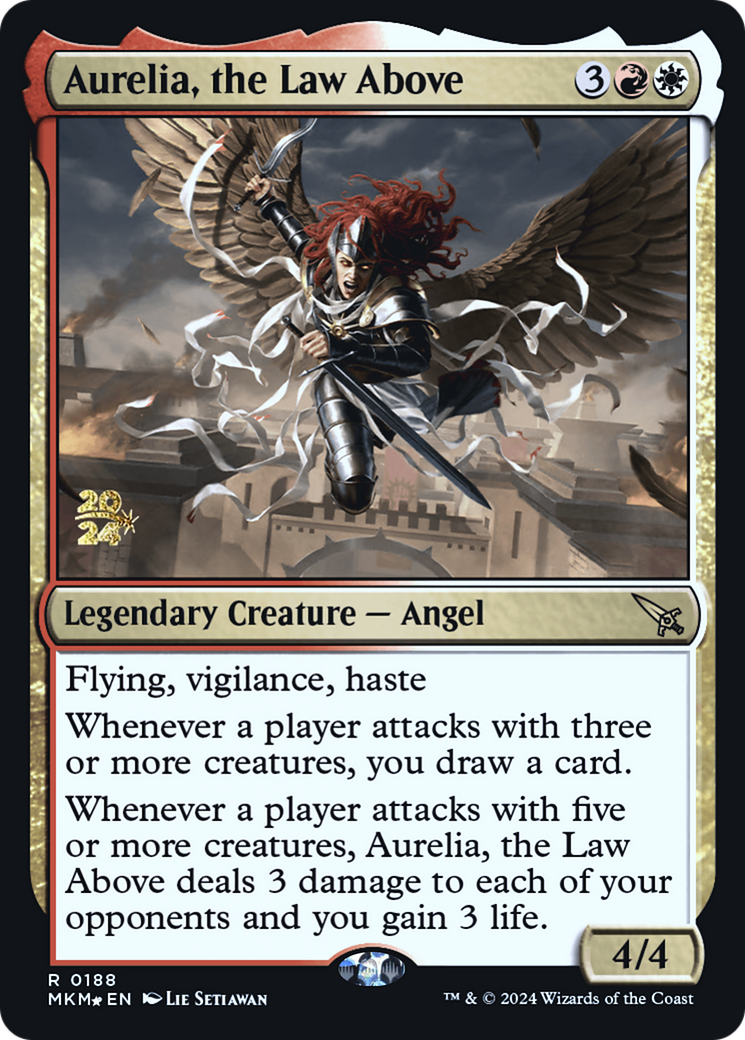 Aurelia, the Law Above [Murders at Karlov Manor Prerelease Promos] | Game Master's Emporium (The New GME)