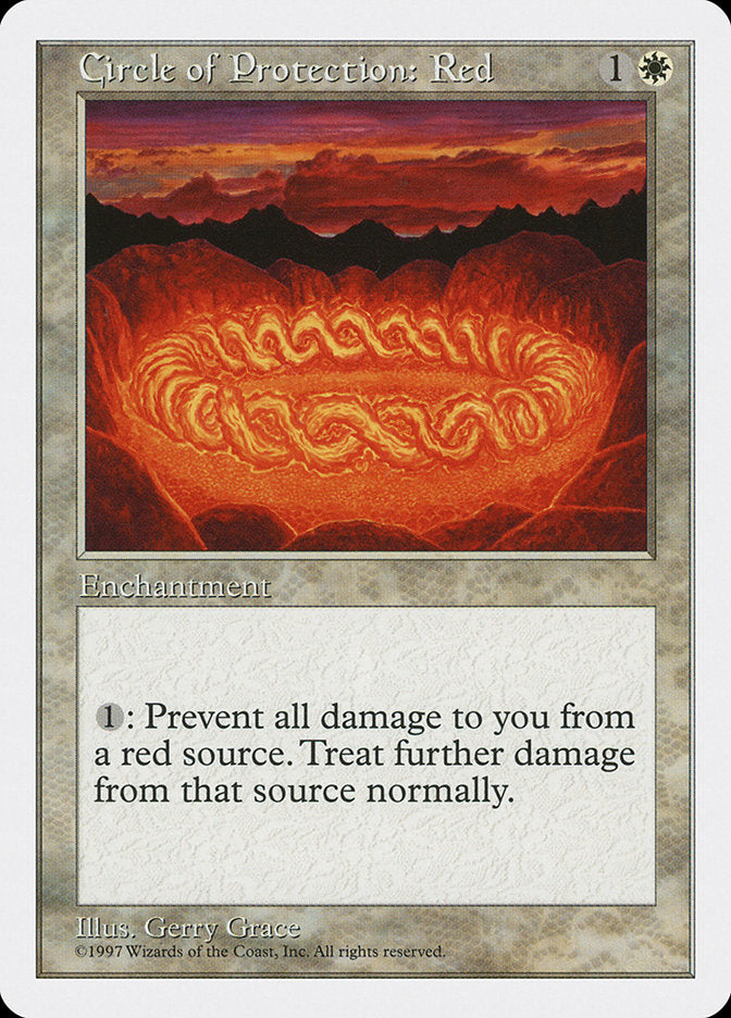 Circle of Protection: Red [Fifth Edition] | Game Master's Emporium (The New GME)