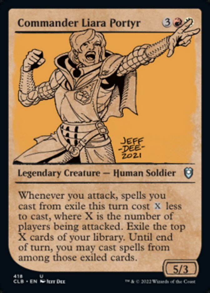 Commander Liara Portyr (Showcase) [Commander Legends: Battle for Baldur's Gate] | Game Master's Emporium (The New GME)