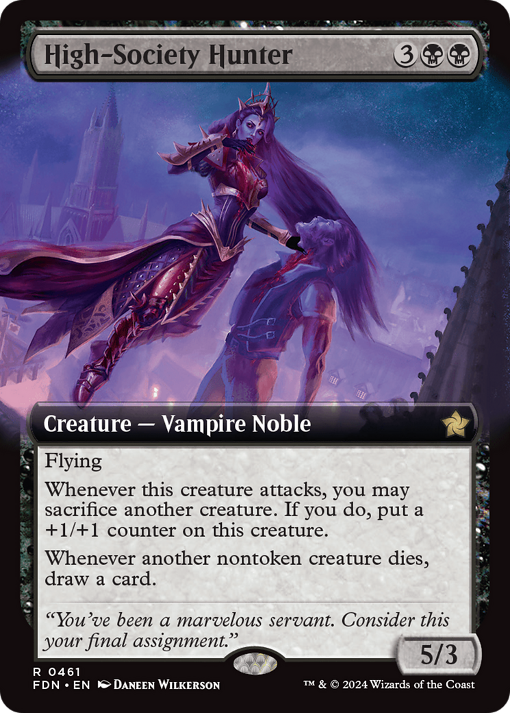 High-Society Hunter (Extended Art) [Foundations] | Game Master's Emporium (The New GME)