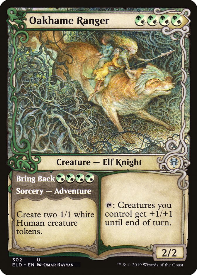 Oakhame Ranger // Bring Back (Showcase) [Throne of Eldraine] | Game Master's Emporium (The New GME)