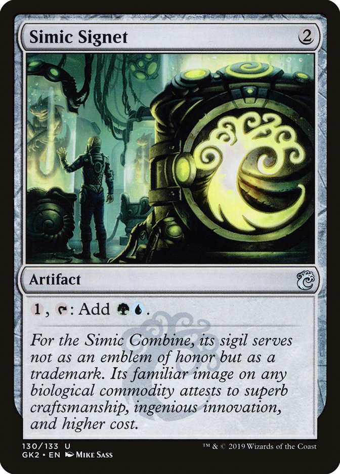 Simic Signet [Ravnica Allegiance Guild Kit] | Game Master's Emporium (The New GME)