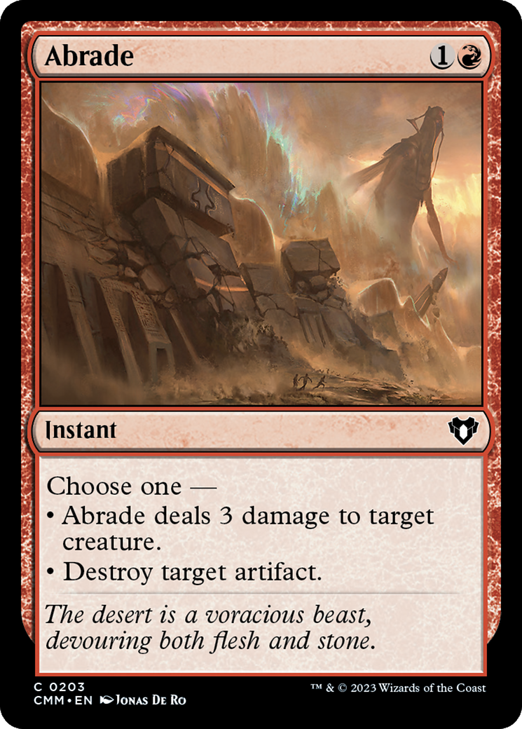 Abrade [Commander Masters] | Game Master's Emporium (The New GME)
