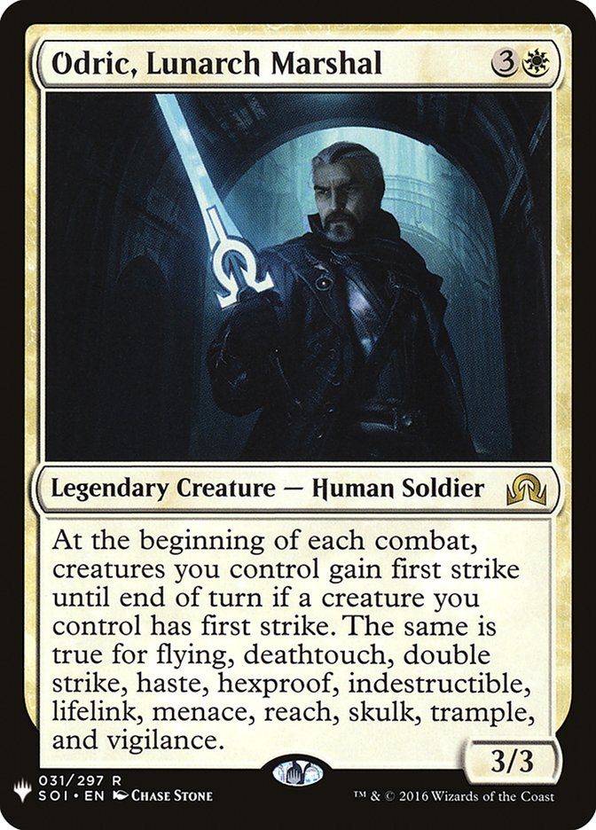 Odric, Lunarch Marshal [The List] | Game Master's Emporium (The New GME)