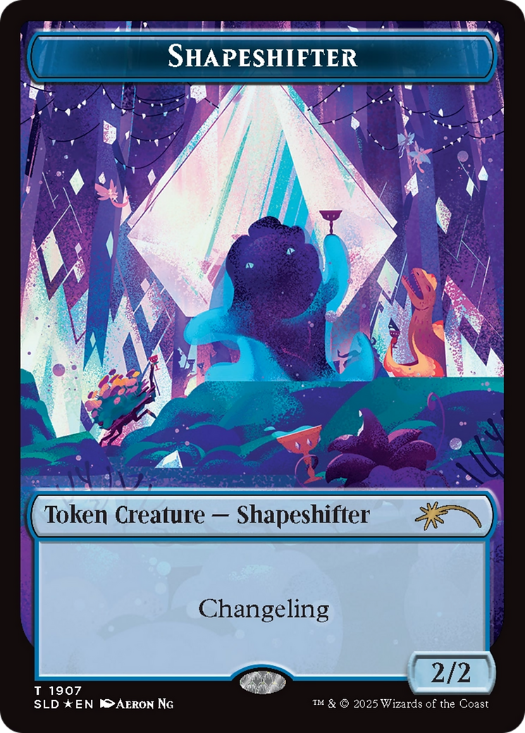 Shapeshifter Token (1907) (Double Rainbow Foil) [Secret Lair Drop Series] | Game Master's Emporium (The New GME)