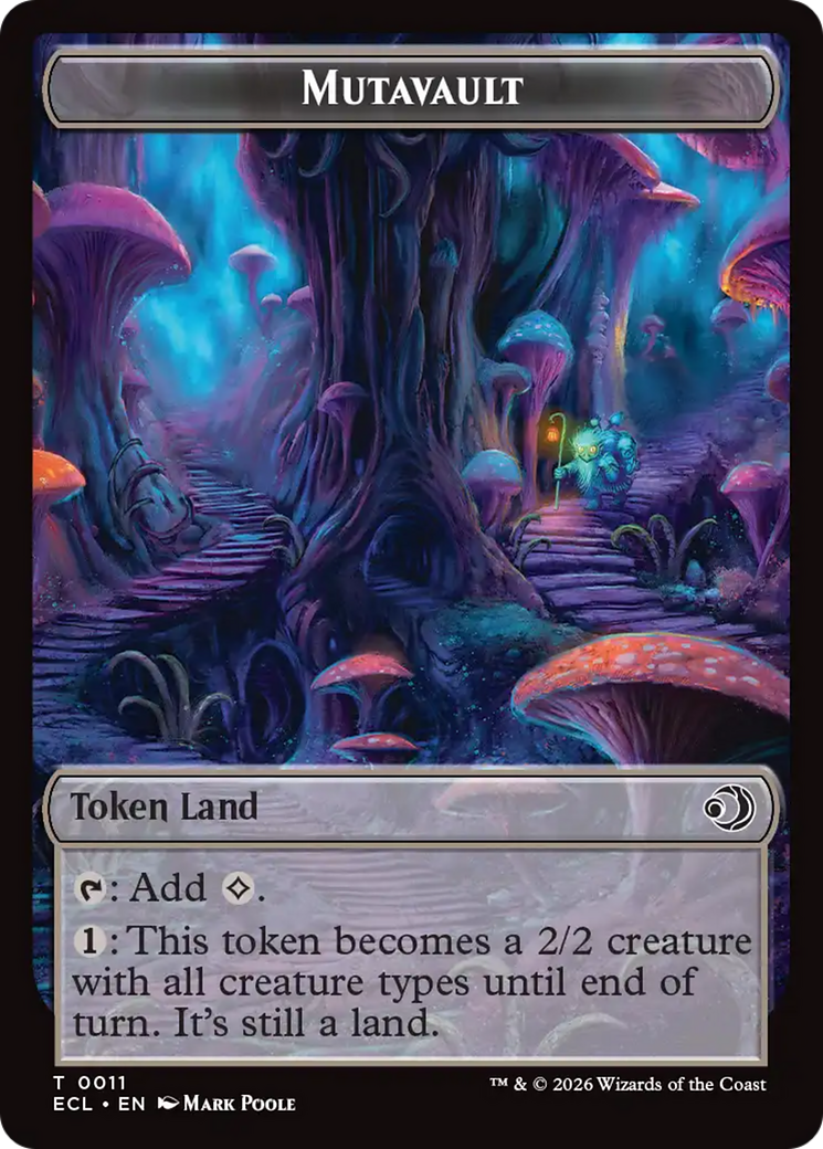Elk // Mutavault Double-Sided Token [Lorwyn Eclipsed Tokens] | Game Master's Emporium (The New GME)