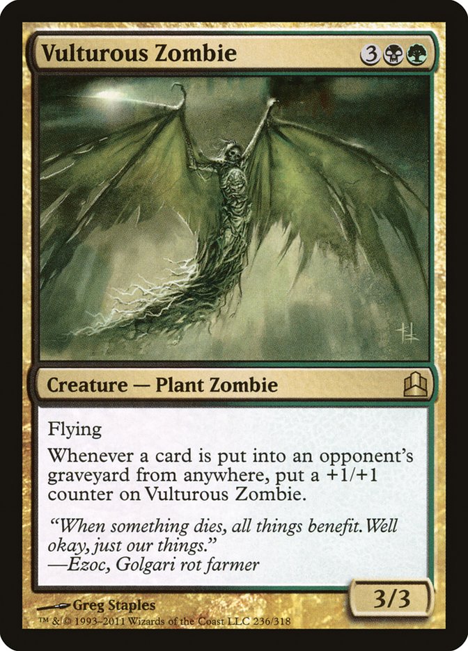 Vulturous Zombie [Commander 2011] | Game Master's Emporium (The New GME)